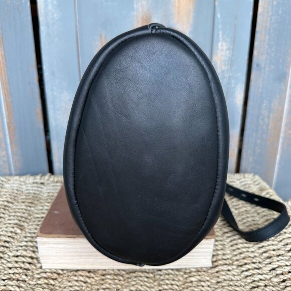 Madewell The Nashville Whipstitch Leather Tote Bag Black - Picture 7 of 15